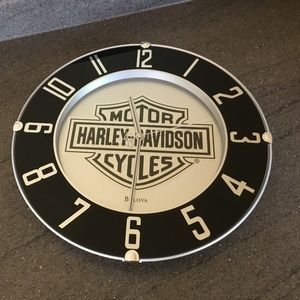 Harley Davidson clock